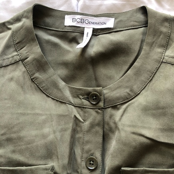 NWOT BCBGeneration Utility Long Sleeve Jumpsuit - Picture 4 of 5